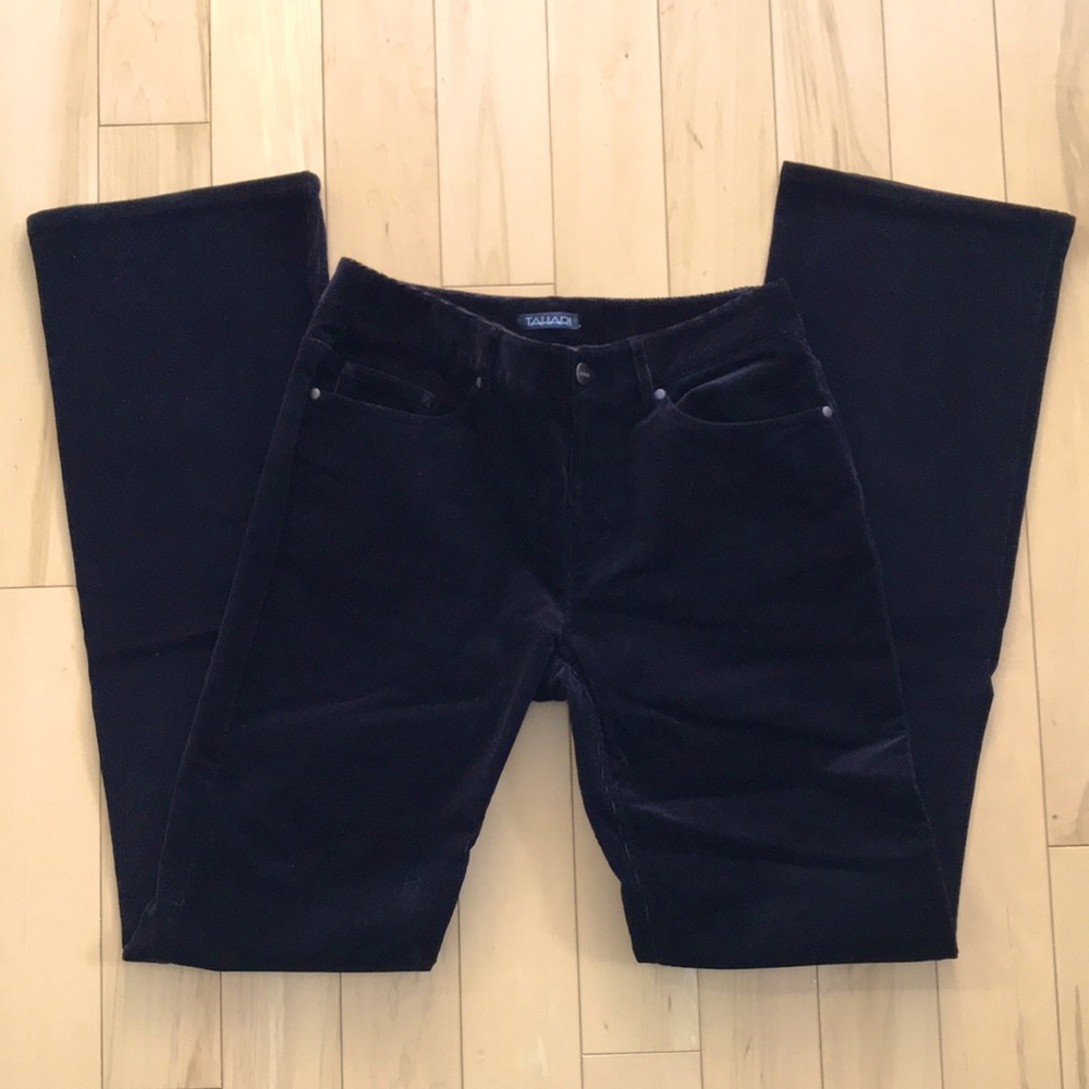 Tahari Black Corduroy Pants - Picture 2 of 8